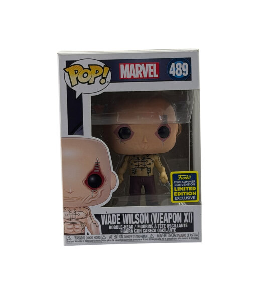 Funko Pop! Marvel - Wade Wilson (Weapon XI) Vinyl Figur /Limited /#489 /Brandneu