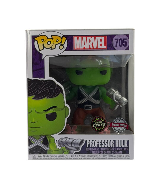 Funko Pop! Marvel - Professor Hulk Vinyl Figur / Glow Edition / #705 / Brandneu