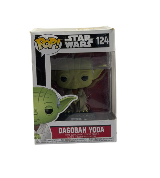 Funko Pop! Star Wars - Dagobah Yoda Vinyl Figur / #124 / Brandneu