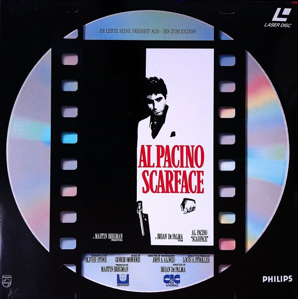 Al Pacino - Scarface / Laserdisc - VG+ (Very Good Plus) Top