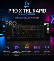 Logitech "PRO X TKL RAPID" Gaming-Tastatur /...