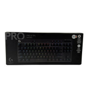 Logitech "PRO X TKL RAPID" Gaming-Tastatur / Black / RGB-Beleuchtet /QWERTZ /Top