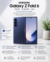 Samsung Galaxy Z Fold 6 / 256 GB / 12 GB RAM / Navy / OVP / Top Zustand
