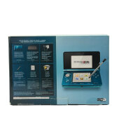Nintendo 3DS Konsole / Aqua Blue / Komplett-Set / OVP / Top Zustand