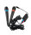 1x Paar Singstar Mikrofone + Adapter für Playstation 2 / PS2 / Guter Zustand