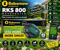 Robomow "RKS 800" Mähroboter / 800m² / WLAN / App /19cm /Mulchfunktion /Brandneu