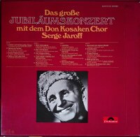Don Kosaken Chor Serge Jaroff – Das Grosse Jubiläums-Konzert - Vinyl, LP - VG