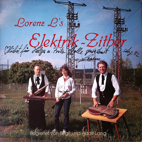 Lorenz Lederer, Birgit Lang (2), Adolf Lang – Lorenz Ls Elektrik-Zither - VG+