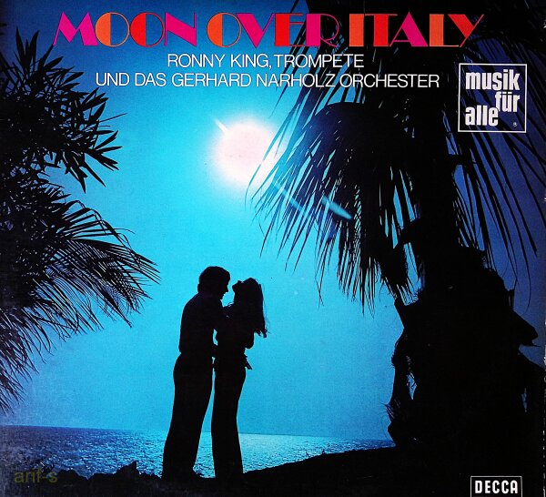Ronny King, Das Gerhard Narholz Orchester – Moon Over Italy - Vinyl, LP - VG