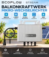 EcoFlow Stream MMPT Balkonkraftwerk Inverter 800W...