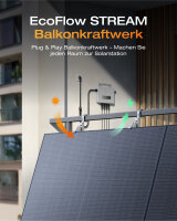 EcoFlow Stream MMPT Balkonkraftwerk Inverter 800W Mikrowechselrichter / Brandneu