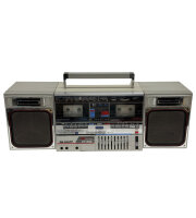 SHARP "GF-800H (S)" Vintage Ghettoblaster / Stereo Kassetten Recorder / defekt