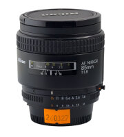 Nikon AF Nikkor 85 mm Teleobjektiv / f/1.8 / Autofokus /...