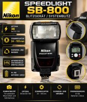 Nikon Speedlight SB-800 Blitz / Blitzgerät / Guter Zustand