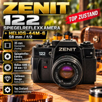 Zenit "122"  Spiegelreflexkamera + Helios-44M-6...