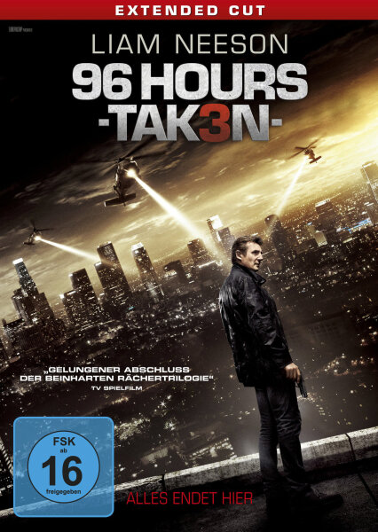 96 Hours - Taken 3 - Extended Cut / DVD - Top Zustand