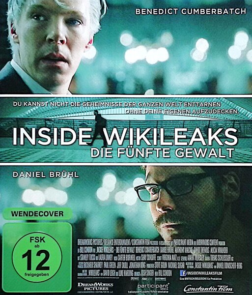 Inside WikiLeaks - Die fünfte Gewalt / Blu-Ray * Guter Zustand
