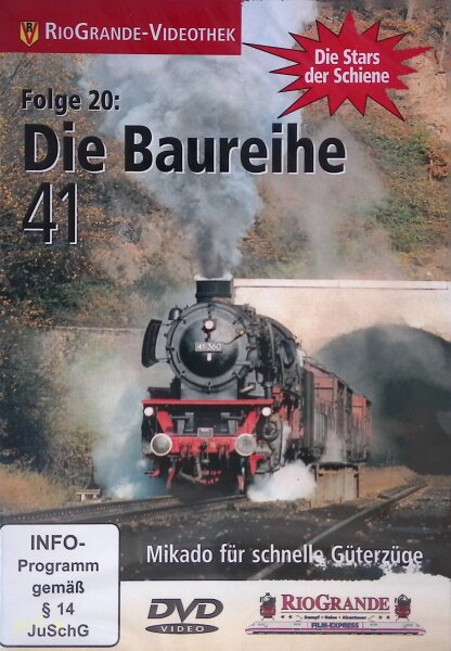 Die Stars Der Schiene Folge 20 - Die Baureihe 41 / DVD - Nagelneu / Versiegelt