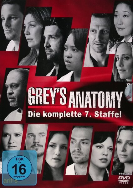 Greys Anatomy - Staffel 7  [6 DVDs] - Guter Zustand