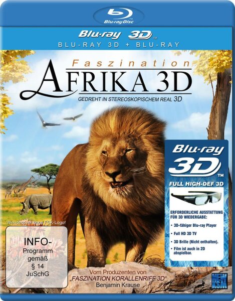 Faszination Afrika 3D / Blu-ray Film