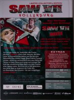 SAW VII - Vollendung / Unrated / Limited Collectors Edition / Blu-ray + DVD