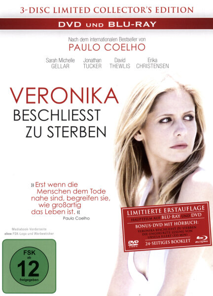 Veronika beschließt zu sterben (+ Blu-ray) 3-Disc (+ Hörbuch) Top Zustand