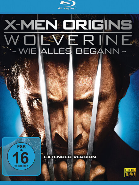 X-Men Origins - Wolverine - Extended Version  (+ Digit. Copy Disc) Blu-Ray