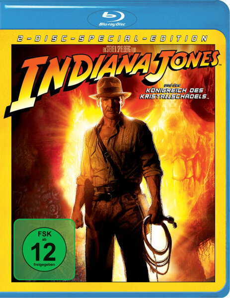 Indiana Jones & das Königreich des Kristallschädels / Blu-Ray * Guter Zustand