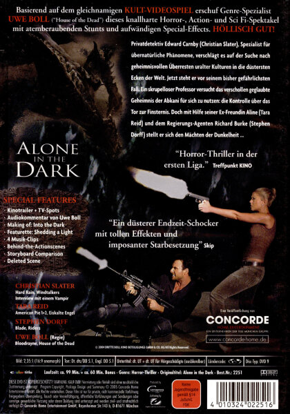 Alone in the Dark ( Directors Cut ) / DVD