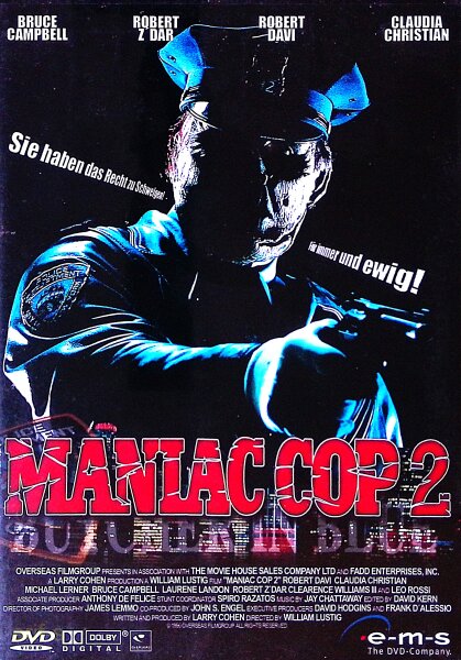 Maniac Cop 2 / DVD * Akzeptabel mit Kratzern