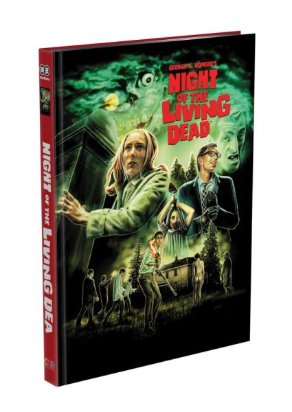 NIGHT OF THE LIVING DEAD (1968) (Neue Synchro) Cover A (Blu-ray + DVD) UNCUT-NEU