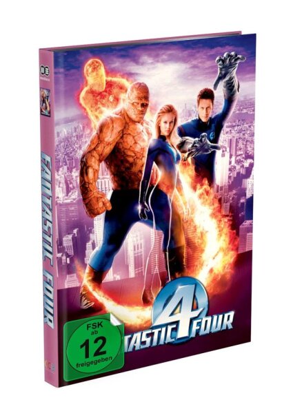 FANTASTIC FOUR – 2-Disc Mediabook Cover B (BluRay + DVD) Limited 500 Edition-NEU
