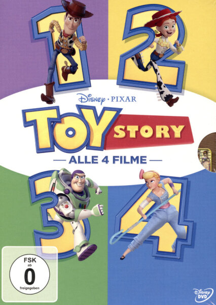 Toy Story 1 - 4 (Walt Disney - Pixar) | Box-Set | 4 DVDs