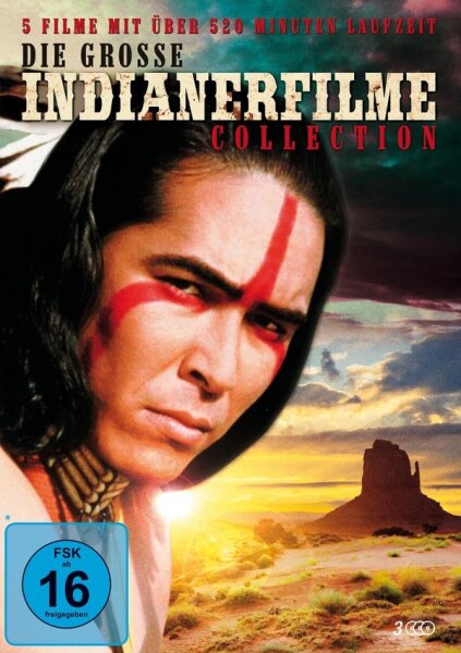 DIE GROSSE INDIANERFILME COLLECTION - 5 Filme - 527 Min. - 3 DVDs - Nagelneu