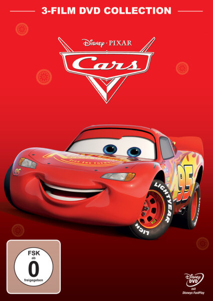 Cars 1 + Cars 2 + Cars 3  [3 DVDs] Guter Zustand