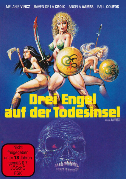 Drei Engel auf der Todesinsel - Uncut - DVD - RAR - Rarität - Guter Zustand