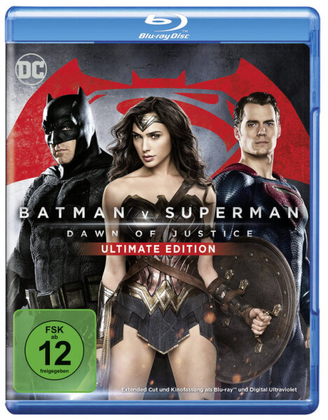 Batman V Superman: Dawn Of Justice - Ultimate Edition Blu-Ray - Top Zustand