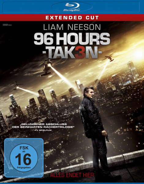 96 Hours - Taken 3 - Extended Cut / Blu-Ray * Guter Zustand