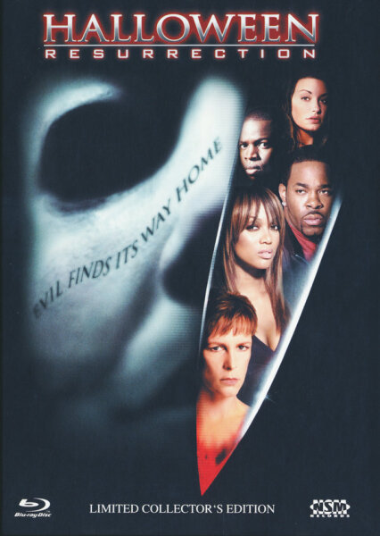 Halloween Resurrection Mediabook/Collectors Edit.3Disc Blu-ray/DVD/GuterZustand
