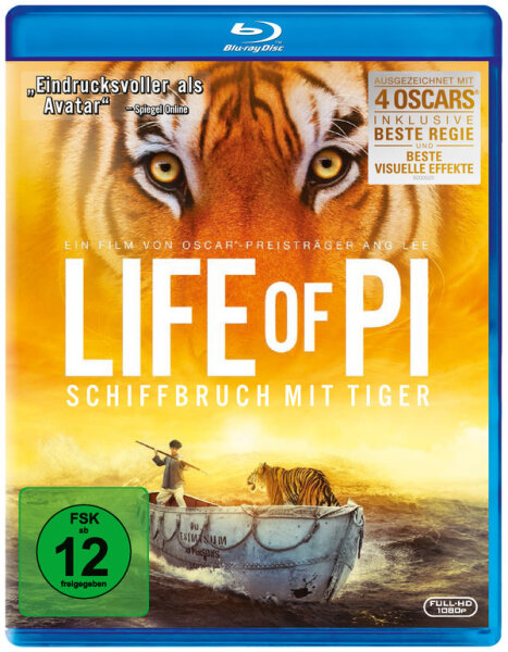 Life of Pi - Schiffbruch mit Tiger / Blu-ray Film