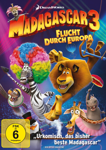 Madagascar 3 - Flucht durch Europa / DVD