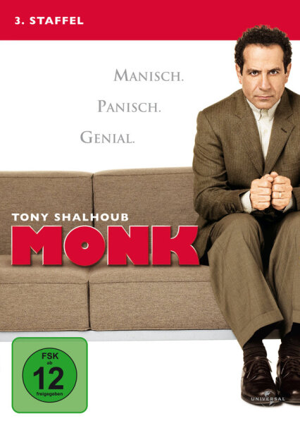 Monk - Staffel 3  ( 4 DVDs ) - Top Zustand