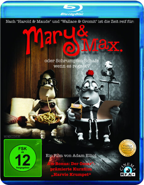 Mary & Max oder Schrumpfen Schafe wenn es regnet / Blu-ray Film