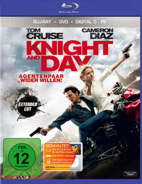 Knight and Day - Extended Cut / Blu-Ray Top Zustand