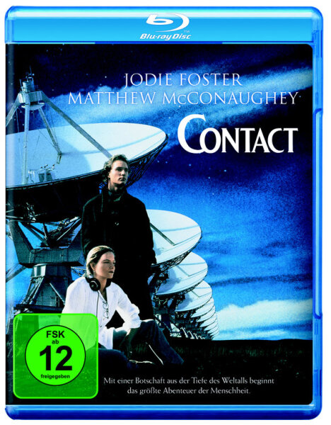 Contact - Jodie Foster - Matthew McConaughey Blu-Ray *Top Zustand
